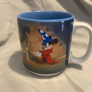 Disney Sorcerer Mickey Blue and White Mug